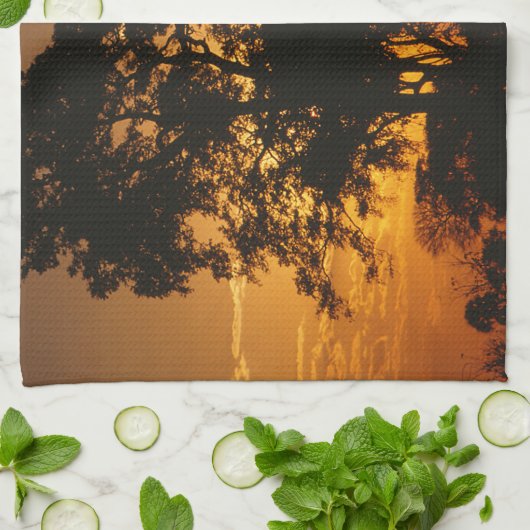 Savannah Sunset Geschirrtuch (Gefaltet)