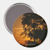 Savannah Sunset Magnet (Vorderseite/Rückseite)