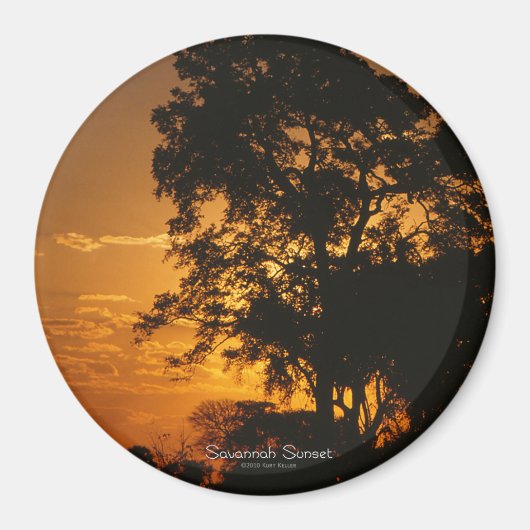 Savannah Sunset Magnet (Vorne)