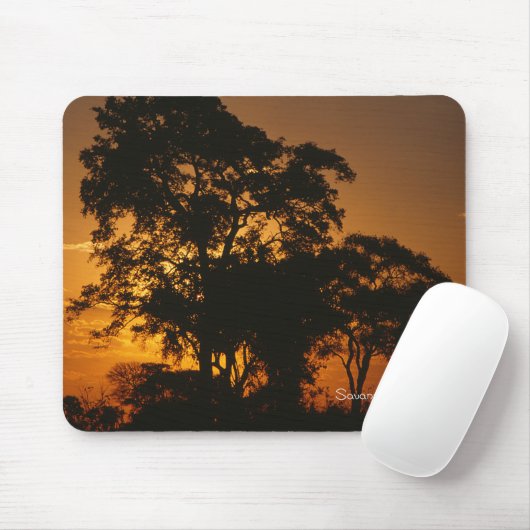 Savannah Sunset Mousepad (Mit Mouse)