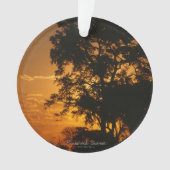 Savannah Sunset Ornament (Vorderseite)