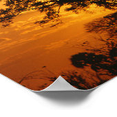 Savannah Sunset Poster (Ecke)