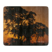 Savannah Sunset Schneidebrett (Vorderseite)