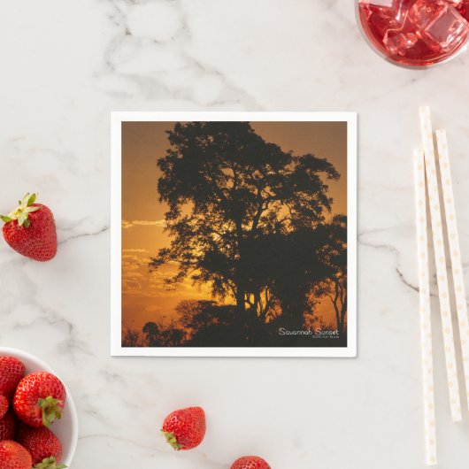 Savannah Sunset Serviette (Beispiel)