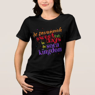 Savannah Sweet 4 Tage im Soca-Königreich (editierb Tri-Blend Shirt