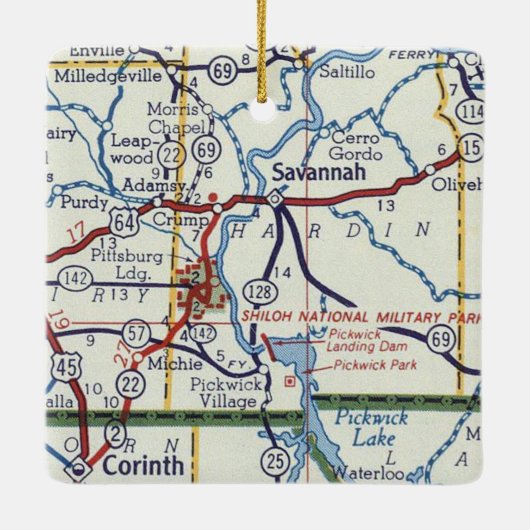 Savannah TN Keramikornament (Rückseite)