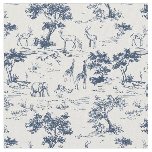 SAVANNAH Toile de Jouy  Stoff (Nahaufnahme)