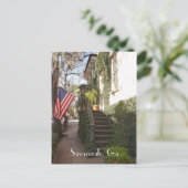 Savannah Treaircase Postcard Postkarte (Stehend Vorderseite)