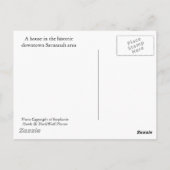 Savannah Treaircase Postcard Postkarte (Rückseite)