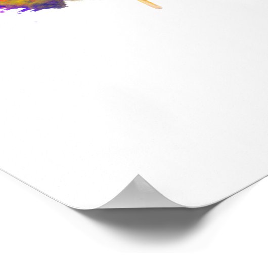 Savannah USA Skyline Poster (Ecke)