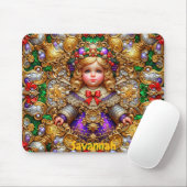 SAVANNAH ~ Vintage Weihnachtsdoll ~ Mousepad (Mit Mouse)