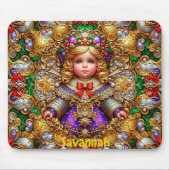 SAVANNAH ~ Vintage Weihnachtsdoll ~ Mousepad (Vorne)