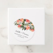 Savannah - Wasserfarbenpfirsiche Gefallen Tag Geschenkanhänger (Beispiel)