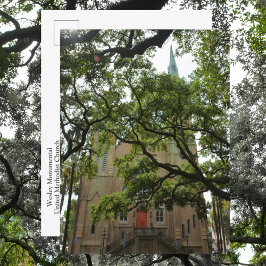 Savannah Wesley Monumental United Methodique Churc Postkarte