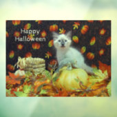 Savannahs Fall / Herbst / Halloween Cat Party Fensteraufkleber (Blatt 3)