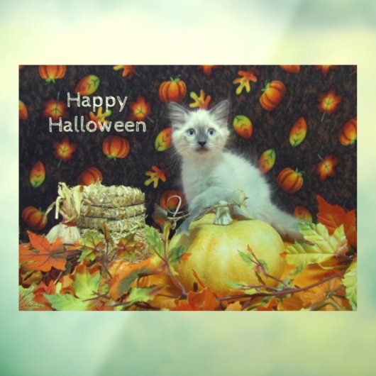Savannahs Fall / Herbst / Halloween Cat Party Fensteraufkleber (Blatt 3)