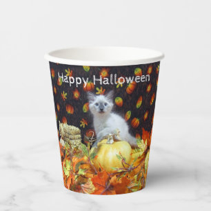 Savannahs Fall / Herbst / Halloween Cat Party Pappbecher
