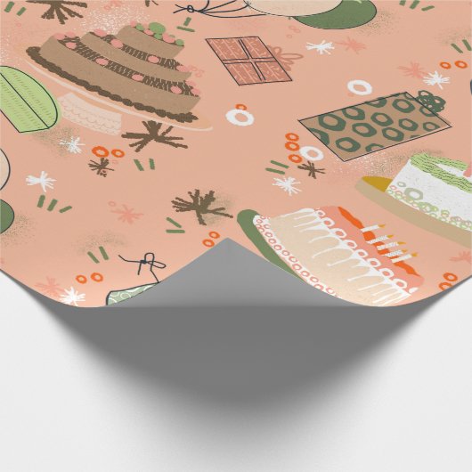 Savannahs Geburtstag Geschenkpapier (Ecke)