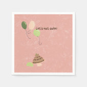 Savannahs Geburtstag Serviette (Vorderseite)