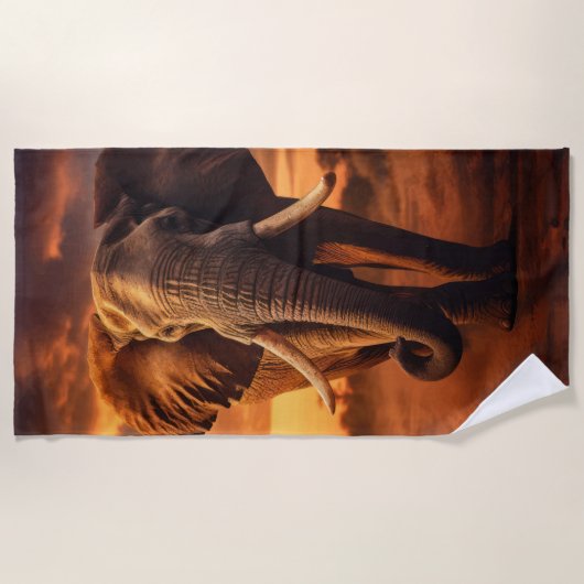 Savannahs Majesty Strandtuch (Vorderseite)