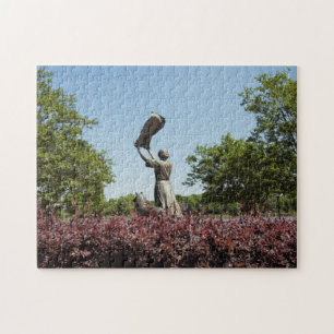 Savannahs Waving Girl Florence Martus Puzzle