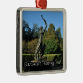 Savannahs Waving Girl Ornament Aus Metall (Rechts)