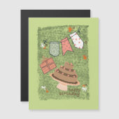 Savanna's Geburtstag Magneteinladung (Vorne/Hinten)