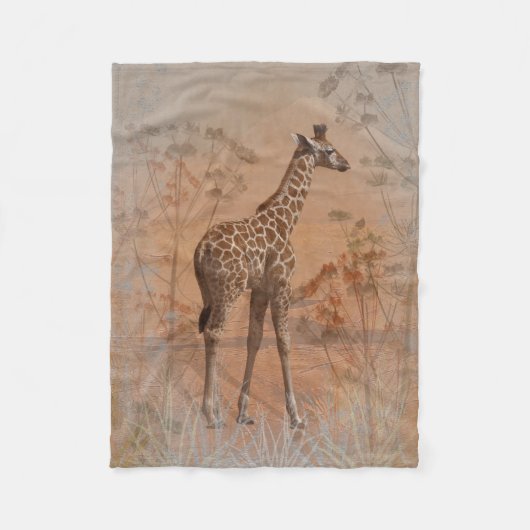 Savanne-Fleece-Decke Fleecedecke (Vorderseite)
