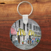 Savanne Fluss Straße 2 groß Schlüsselanhänger (Vorderseite)