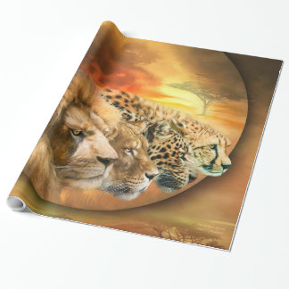 Savanne-Geist-Kunst Giftwrap Geschenkpapier