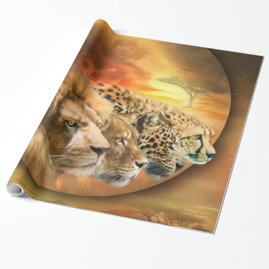 Savanne-Geist-Kunst Giftwrap Geschenkpapier (Ungerollt)