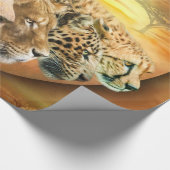 Savanne-Geist-Kunst Giftwrap Geschenkpapier (Ecke)