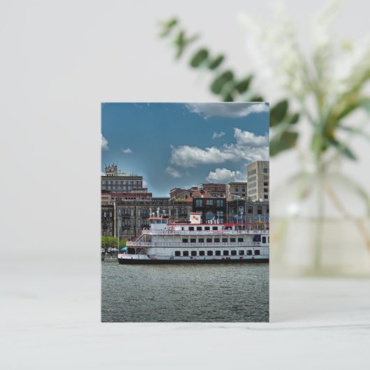 Savanne georgia historische Architektur antike Sta Postkarte (Stehend Vorderseite)