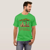 Savanne Lager Szene Afrika vintage T-Shirt (Vorne ganz)