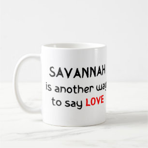 Savanne Liebe Kaffee Tasse