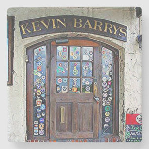 Savanne-Marmor-Stein-Küstenmotorschiff Kevins Steinuntersetzer