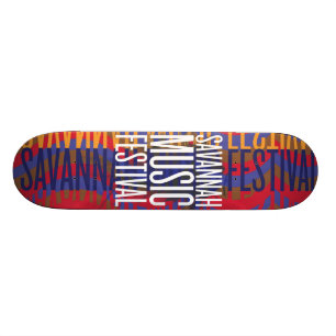 Savanne-Musik-Festival Skateboard