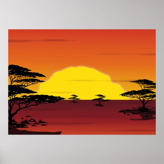 Savanne Poster (Vorne)