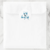 Savanne Runder Aufkleber (Tasche)