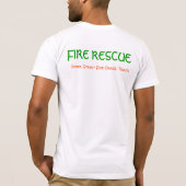 Savanne-St Patrick Feuerwehrmann T-Shirt (Rückseite)