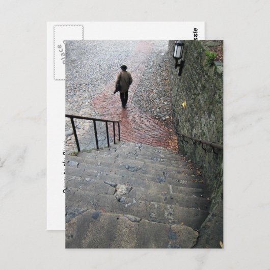 Savanne-Treppe Postkarte (Vorne/Hinten)