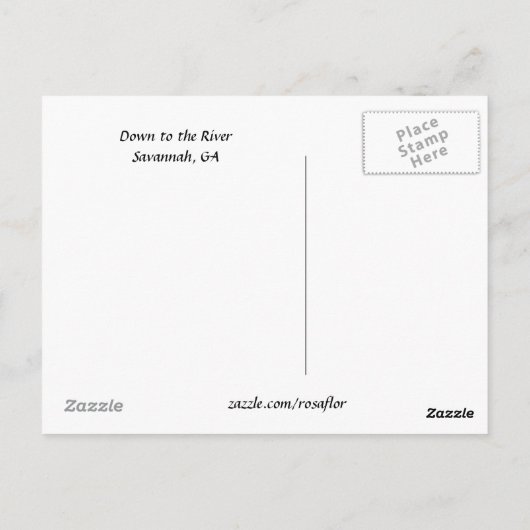 Savanne-Treppe Postkarte (Rückseite)