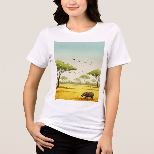 Savanne Tri-Blend Shirt (Vorderseite)