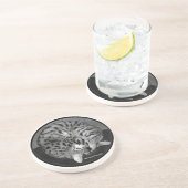 Savannekatze Untersetzer (Seite)