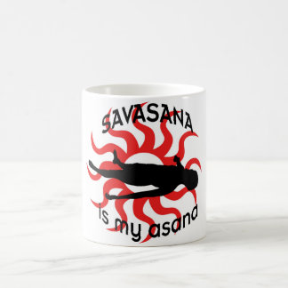 savasana kaffeetasse