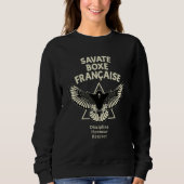 Savate French Kickboxing Eagle Sweatshirt (Vorderseite)