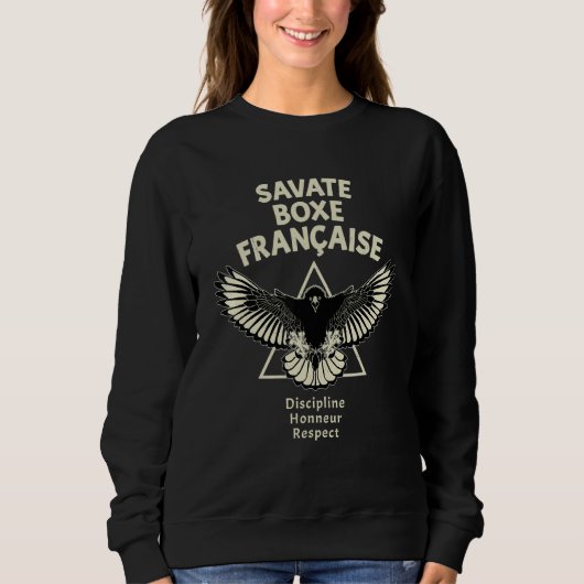 Savate French Kickboxing Eagle Sweatshirt (Vorderseite)