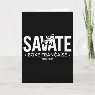 Savate-Trainer Französische Kampfkunst Kickboxen _ Karte