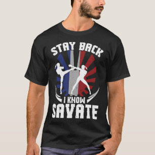 Savate-Training Kampfsport Kickboxen Selbstverteid T-Shirt