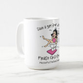 Save A Girl From Drowning Mug Kaffeetasse (Vorderseite Links)